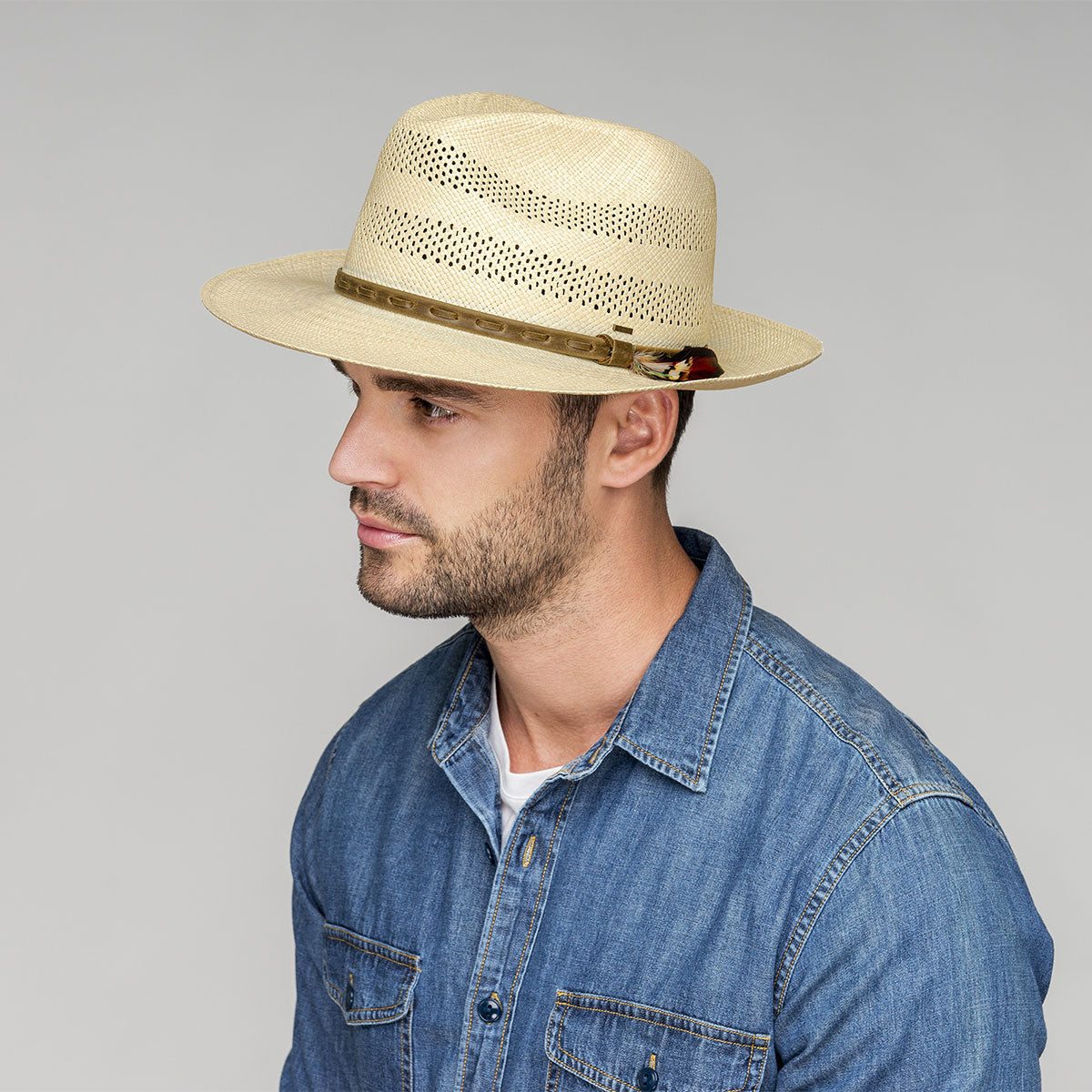 Bailey 1922 Ezra Panama Fedora - Bailey Western