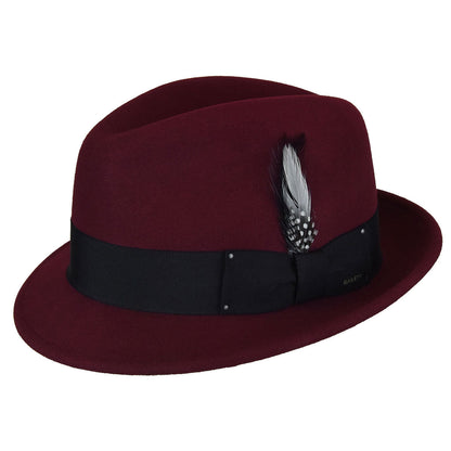 Bailey 1922 Tino Fedora - Premium Wool LiteFelt Hat - Bailey Western