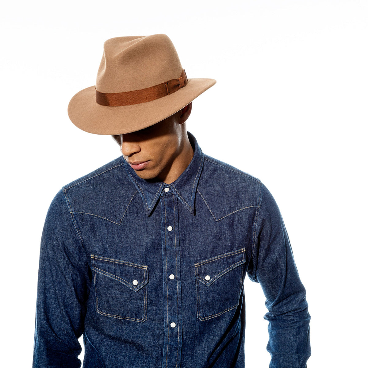Curtis Fedora - Water Repellent & Shape Retentive LiteFelt - Bailey Western