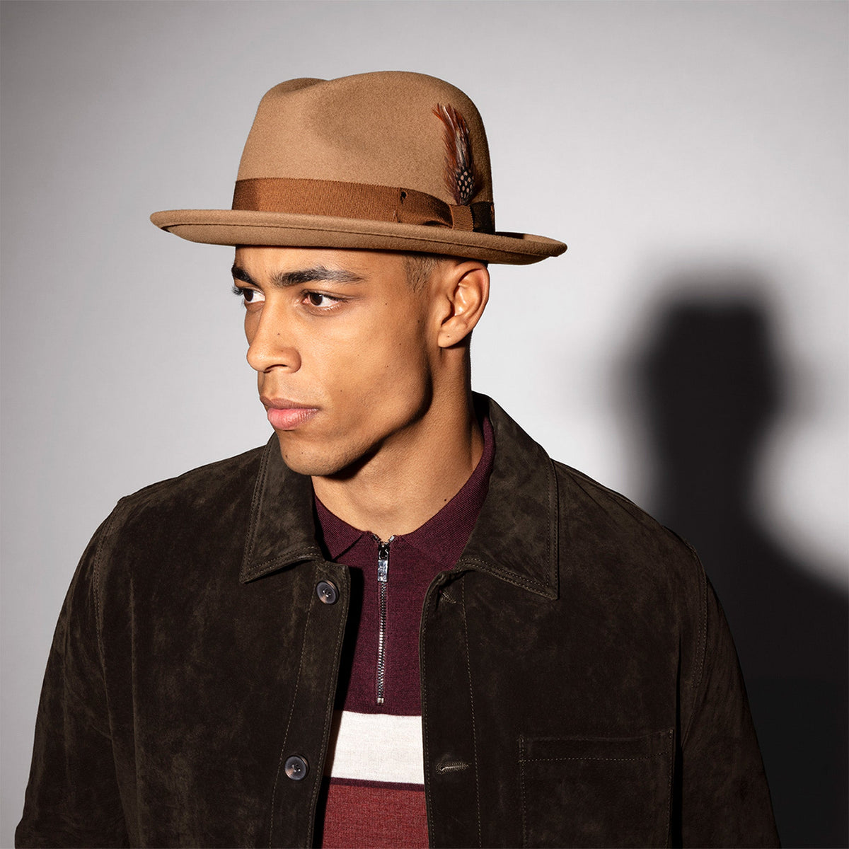 Blixen Fedora: 100% Wool LiteFelt Hat - Bailey Hats - Bailey Western