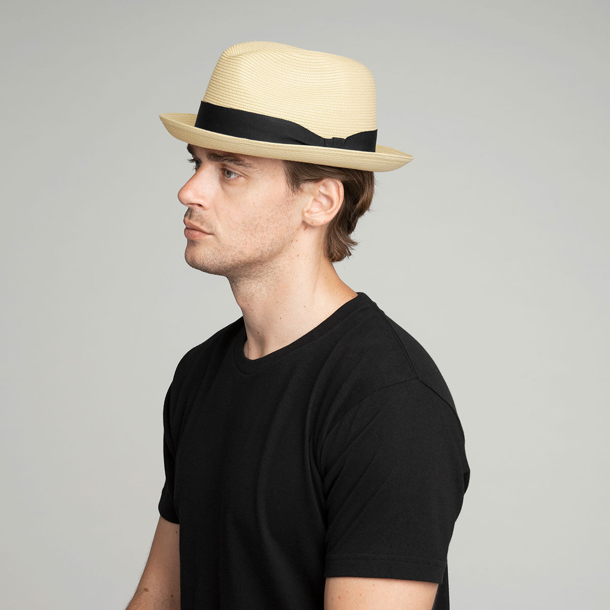 Craig Braided Fedora: Premium Milan Braid by Bailey 1922 - Bailey Western