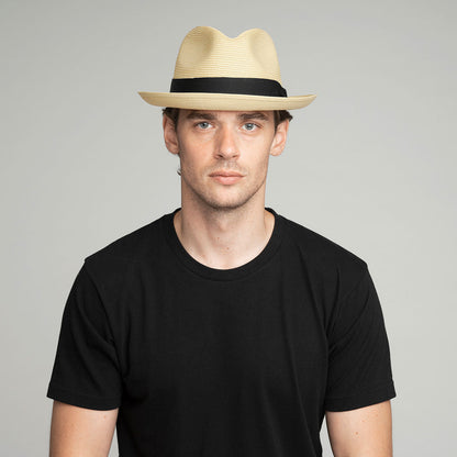 Craig Braided Fedora: Premium Milan Braid by Bailey 1922 - Bailey Western