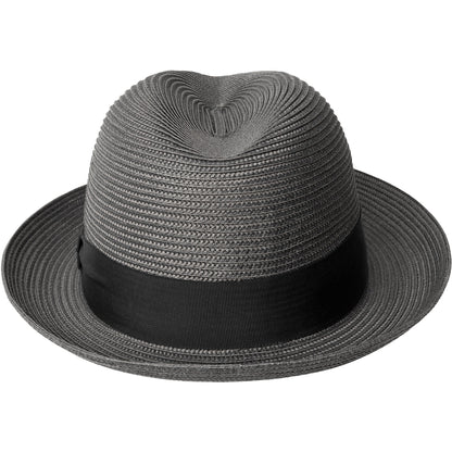 Craig Braided Fedora: Premium Milan Braid by Bailey 1922 - Bailey Western