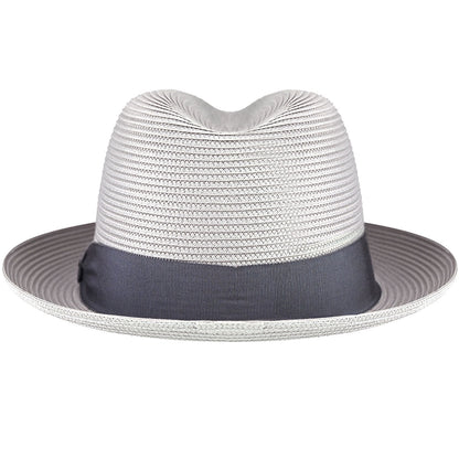 Craig Braided Fedora: Premium Milan Braid by Bailey 1922 - Bailey Western