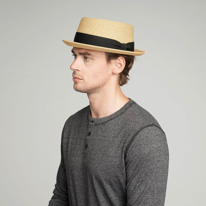 Craig Braided Fedora: Premium Milan Braid by Bailey 1922 - Bailey Western