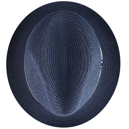 Bailey Hats Salem Fedora - Classic Toyo Braid with Striped Band - Bailey Western