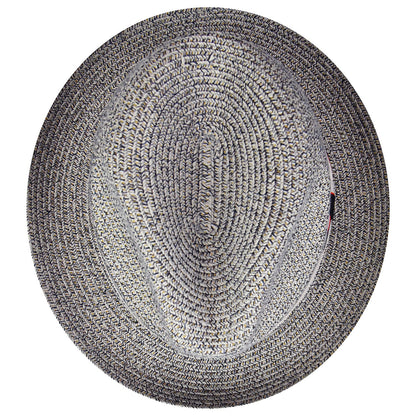 Bailey Hats Salem Fedora - Classic Toyo Braid with Striped Band - Bailey Western