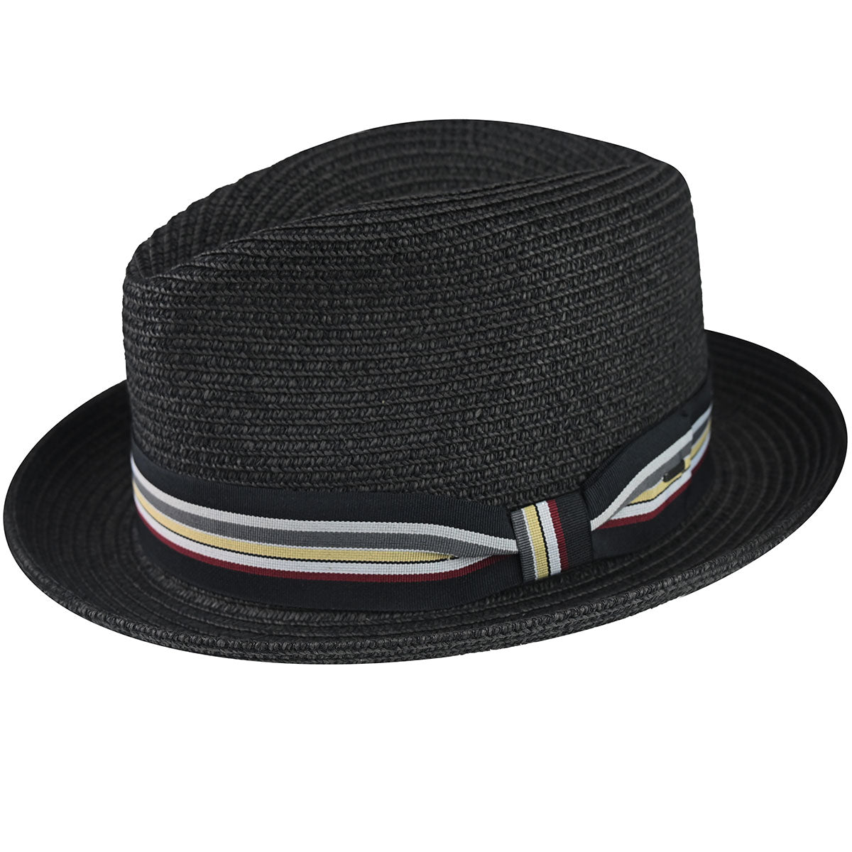 Bailey Hats Salem Fedora - Classic Toyo Braid with Striped Band - Bailey Western