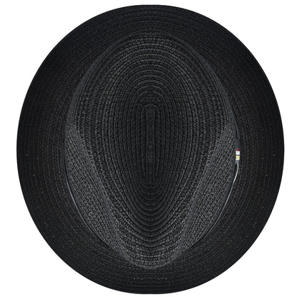 Bailey Hats Salem Fedora - Classic Toyo Braid with Striped Band - Bailey Western