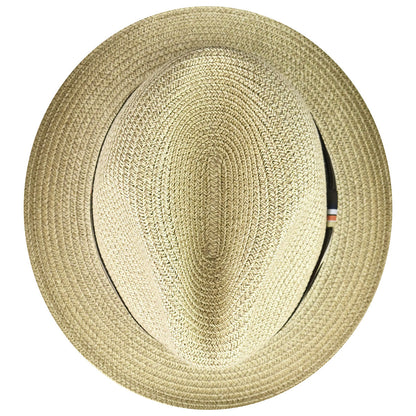Bailey Hats Salem Fedora - Classic Toyo Braid with Striped Band - Bailey Western