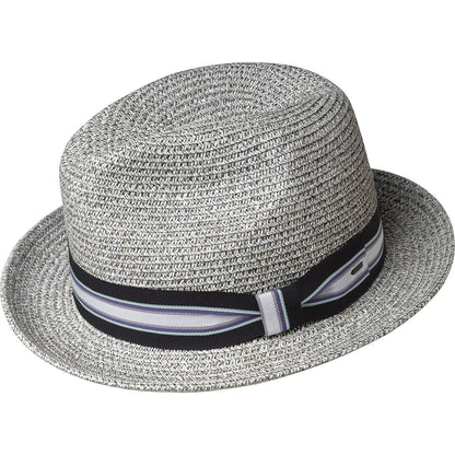 Bailey Hats Salem Fedora - Classic Toyo Braid with Striped Band - Bailey Western