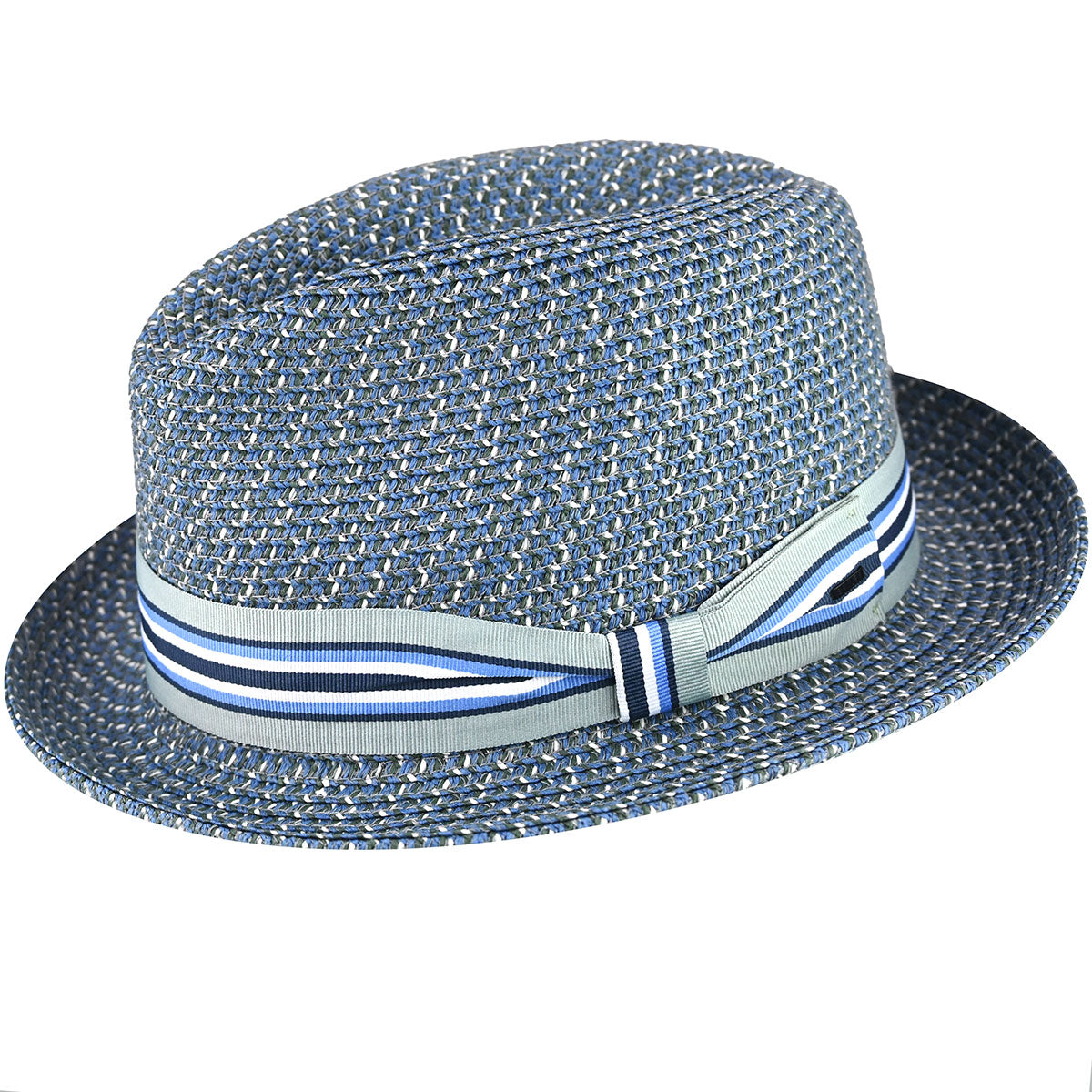 Bailey Hats Salem Fedora - Classic Toyo Braid with Striped Band - Bailey Western