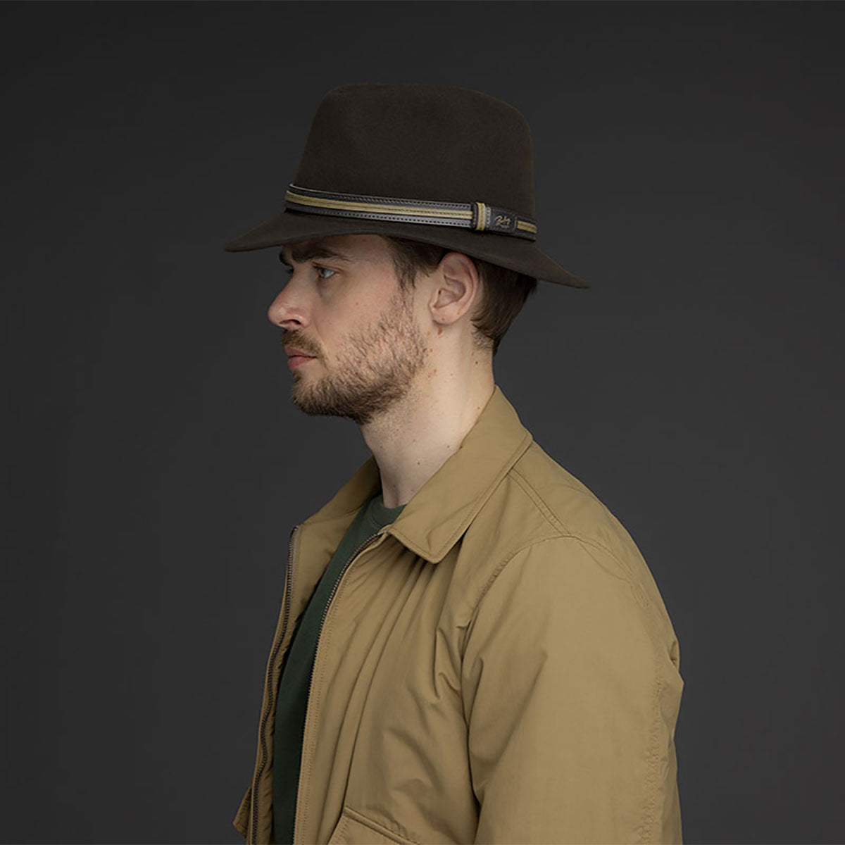 Bailey 1922 Brandt Fedora - 100% Lanolux Wool Felt Hat - Bailey Western