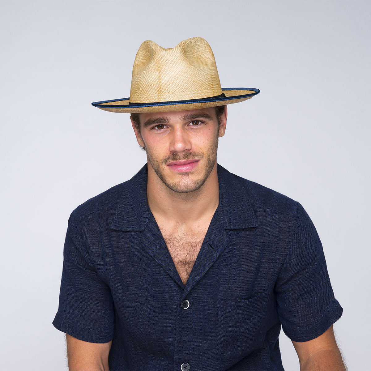 Parson Fedora Hat by Bailey 1922 - Genuine Panama Straw - Bailey Western
