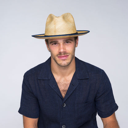 Parson Fedora Hat by Bailey 1922 - Genuine Panama Straw - Bailey Western