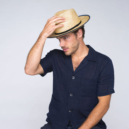 Parson Fedora Hat by Bailey 1922 - Genuine Panama Straw - Bailey Western