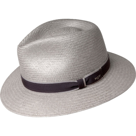 Brooks Panama Fedora - Genuine Ecuador Toquilla Straw Hat - Bailey Western