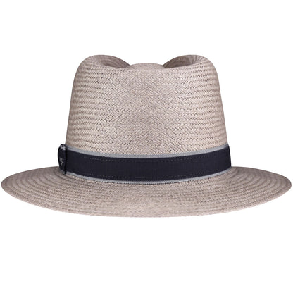 Brooks Panama Fedora - Genuine Ecuador Toquilla Straw Hat - Bailey Western