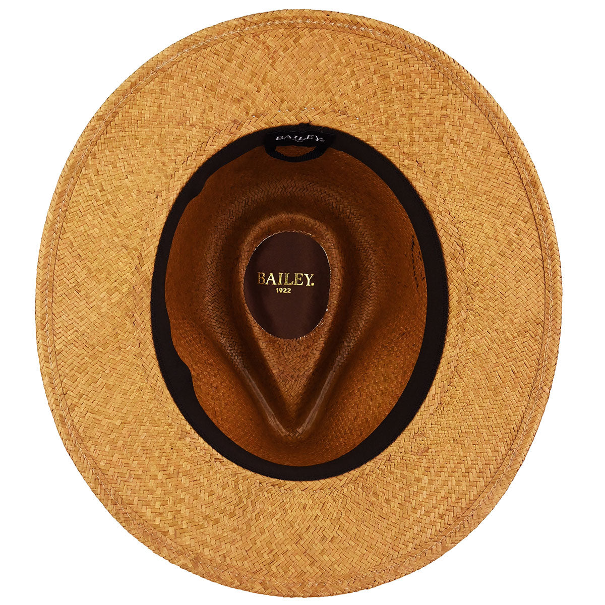 Brooks Panama Fedora - Genuine Ecuador Toquilla Straw Hat - Bailey Western