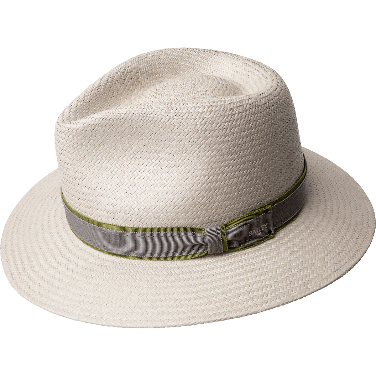 Brooks Panama Fedora - Genuine Ecuador Toquilla Straw Hat - Bailey Western