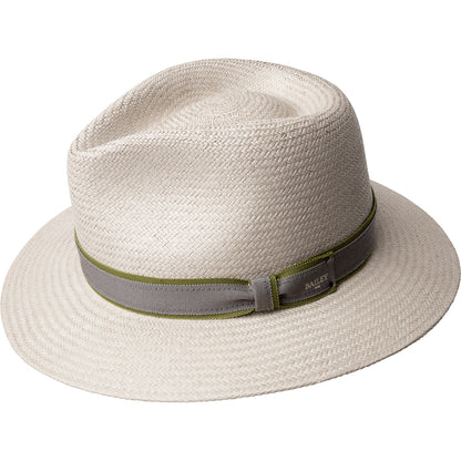 Brooks Panama Fedora - Genuine Ecuador Toquilla Straw Hat - Bailey Western