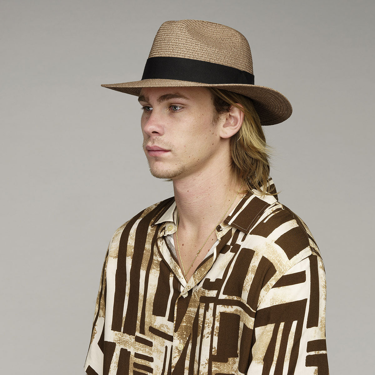 Mullan Fedora - Fine Toyolene Braid Hat - Past Season - Bailey Western