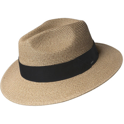 Mullan Fedora - Fine Toyolene Braid Summer Straw Hat - Bailey Western