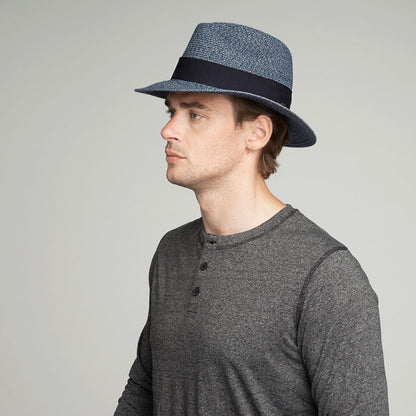 Mullan Fedora - Fine Toyolene Braid Summer Straw Hat - Bailey Western