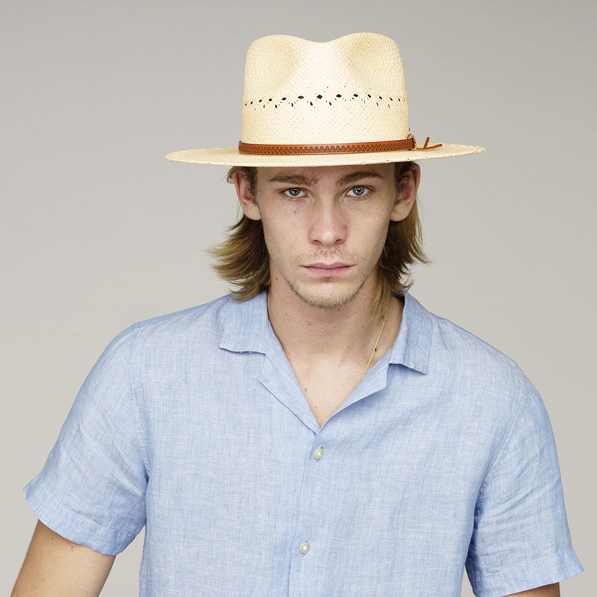 Horan Fedora: 100% Toquilla Palm Straw - Bailey Hats - Bailey Western
