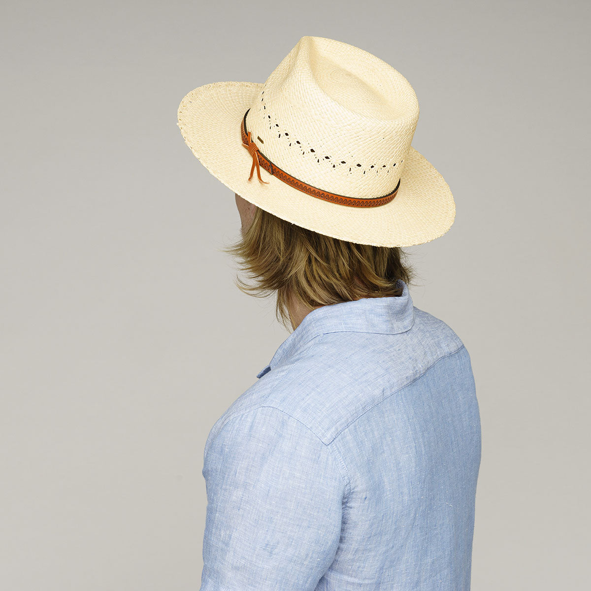 Horan Fedora: 100% Toquilla Palm Straw - Bailey Hats - Bailey Western