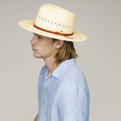 Horan Fedora: 100% Toquilla Palm Straw - Bailey Hats - Bailey Western