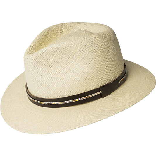 Stansfield Panama Fedora - Hand-Woven Brisa Weave Hat - Bailey Western