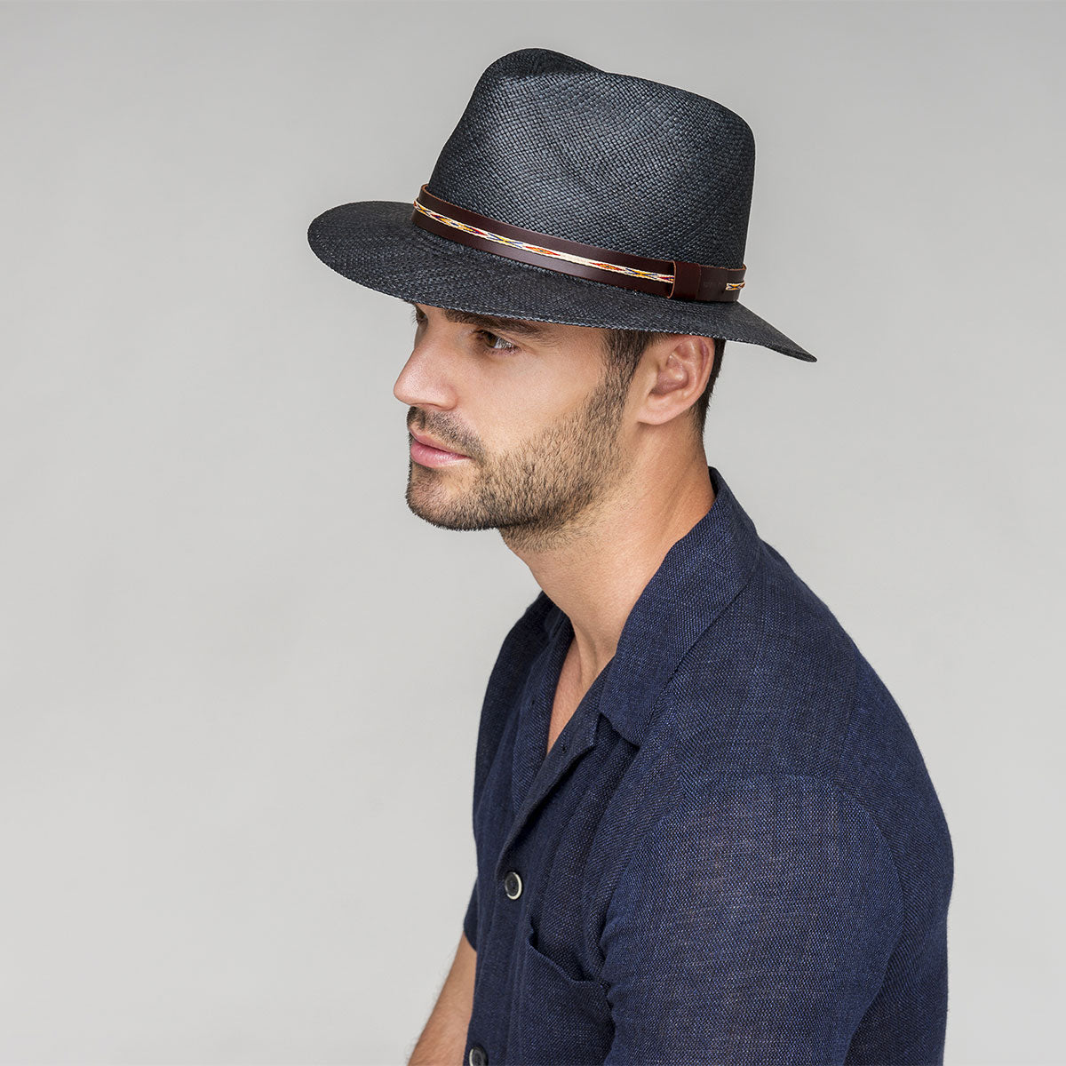 Stansfield Panama Fedora - Hand-Woven Brisa Weave Hat - Bailey Western