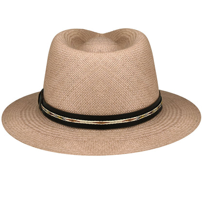 Stansfield Panama Fedora - Hand-Woven Brisa Weave Hat - Bailey Western