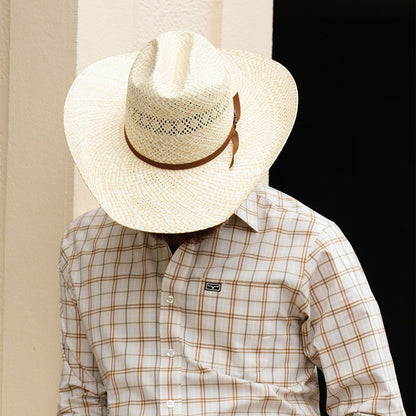 Honor 10X USA Hat - Premium 100% Paper Straw Design - Bailey Western