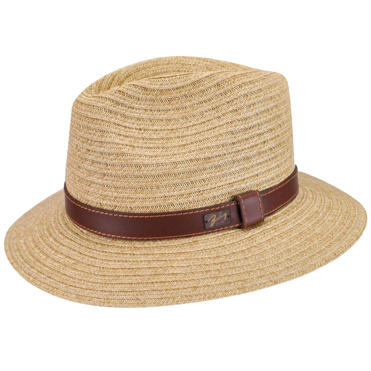 Foley Fedora - Lightweight Paper Straw Hat with Leather Band - Bailey Western