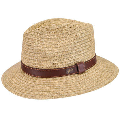 Foley Fedora - Lightweight Paper Straw Hat with Leather Band - Bailey Western