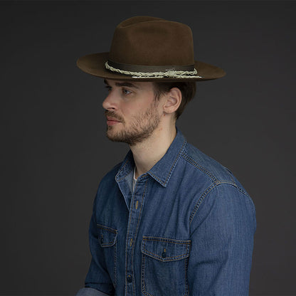 Bailey 1922 Bartham Fedora - Pinch Front Crown - Bailey Western