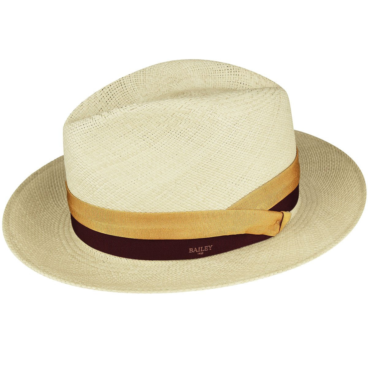 Bailey 1922 Cuban Panama Fedora - Premium Toquilla Palm Hat - Bailey Western